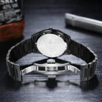NIBOSI Men Watches Analog Quartz Stainless Steel Black Watches for Men Waterproof Business Classic Watch Fashion Minimalist Ultra Thin Wrist Watch for Work and Casual Wear - Image 7