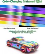 Airbrush Paint - 42 Colors with 4.05 Fl Oz Thinner, Iridescent, Neon and Metallic Air Brush Paints Acrylic Ready to Spray, Water-Based Painting Set for Artists Beginners - Image 8