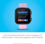 Garmin Bounce™, Kids Smartwatch, Two-Way Text and Voice Messaging, Location Tracking, Lilac Floral - Image 4