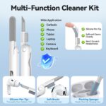 for Airpods Pro 3 Case, Flower Engraved Cases for Apple AirPods Pro 3rd Generation 2025, Soft Silicone Cover for Women Girly with Cleaning Kit & Keychain, Anti-Scratch, Shockproof - Image 8