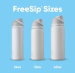 Owala FreeSip Insulated Stainless Steel Water Bottle with Straw for Sports, Travel, and School BPA-Free Sports Water Bottle, 40 oz, Boneyard - Image 3