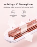 Wavytalk Hair Straightener, 100% Pure Titanium Flat Iron Hair Straightener Dual Voltage Creates Silky Hair Instantly, 1 Inch Flat Iron 170℉-450℉ - Image 6