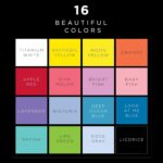 FolkArt 16 Piece Multi Surface Acrylic Craft Paint Set Formulated to be Non-Toxic that is Perfect for Beginners and Artists, Bright Colors Count, 2 Fl Oz (Pack of 16) - Image 4