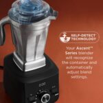 Vitamix 48-Ounce Stainless-Steel Blender Container with SELF-DETECT, Dishwasher-Safe, BPA-Free Clear Lid, Laser-Cut Stainless-Steel Blades, Compatible with All Full-Size Vitamix Blenders - Image 6