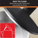 KRUPS 1.5L Electric Kettle Stainless Steel Cool Touch Interior, Fast Boiling, One Cup in 80 Seconds, Double Wall, Auto Off, Keep Warm, Hot Water Kettle Electric, Cordless, Black/White - Image 8