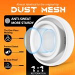 4 Pairs Replacement Ear Tips for AirPods Pro 2nd/1st Generation with Portable Storage Box & Cleaner Pen,Noise Reduction Holewith & Built-in dust Guard Screen,Silicone EarTips(White) - Image 5