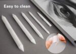 N NOROCME 12 PCS Blending Stumps and Tortillions Paper Art Blenders with Sandpaper Pencil Sharpener Pointer for Student Artist Charcoal Sketch Drawing Tools - Image 6