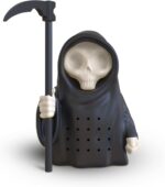 Genuine Fred Grim Steeper Reusable Silicone Tea Infuser, Black Grim Reaper Design, Fun and Clever Kitchen Gadget for Tea Lovers and Enthusiasts - Image 3