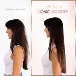 ELLA BELLA® Professional Ionic Hair Dryer (Foldable) • Negative Ion Blow Dryer • Perfect for Travel • Intelligent Heat Control & Rapid Drying Speeds • Lightweight Design • Low Noise Technology - Image 4