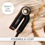 ELLA BELLA® Professional Ionic Hair Dryer (Foldable) • Negative Ion Blow Dryer • Perfect for Travel • Intelligent Heat Control & Rapid Drying Speeds • Lightweight Design • Low Noise Technology - Image 7