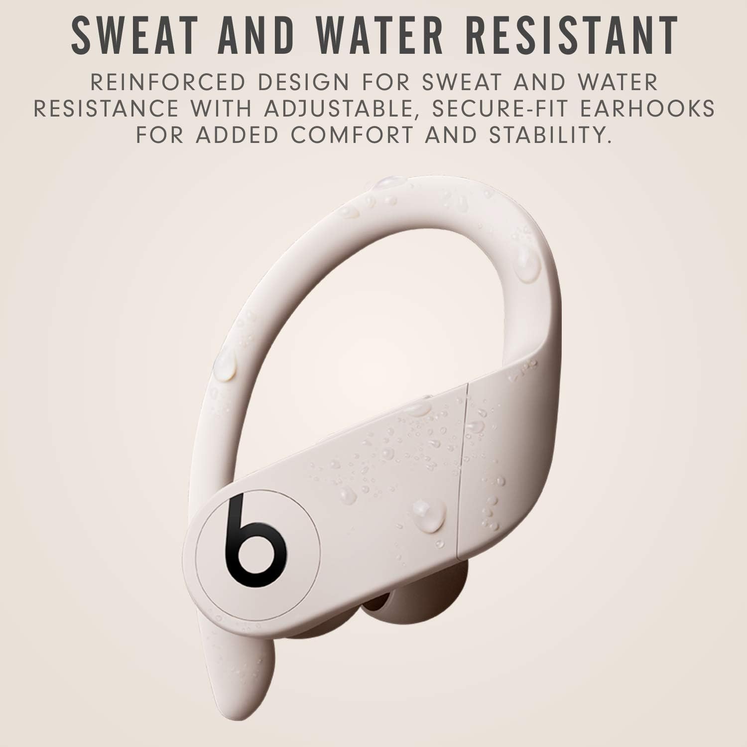 Beats Powerbeats Pro Wireless Earbuds - Apple H1 Headphone Chip, Class 1 Bluetooth Headphones, 9 Hours of Listening Time, Sweat Resistant, Built-in Microphone - Ivory - Image 4