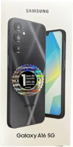SAMSUNG Galaxy A16 5G Dual SIM (128GB, 2025) 6.7" 90Hz AMOLED, Water Resistant, 8Core, 50MP Camera (Factory Unlocked International Model for GSM, Global) A166M/DS (Blue Black) (Renewed) - Image 4
