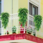 Sggvecsy 4 Pack Artificial Hanging Plants Fake Hanging Plant Faux Hanging Boston Ferns Fake Ivy Vines Greenery UV Resistant Plastic Plants for Indoor Outdoor Room Wall Wedding Patio Porch Decor - Image 5