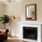 Vintage Gold Mirror, 36 Inches x 24 Inches Black Gold Baroque Wall Mirror with Handmade Aged Gold Carved Solid Wood Frame for Fireplace Mantel, Entryway - Image 8