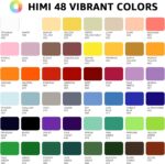 HIMI Gouache Paint Set, 48 Colors x 0.4oz, Twin Cup Jelly Design, bouns 3 Brushes & a Palette, Non-Toxic, Opaque Guache Paint for Canvas and Watercolor Paper - Perfect for Beginners, Students, Artists - Image 3