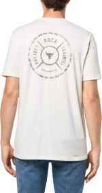 Under Armour Men's Project Rock Wire Short Sleeve T Shirt - Image 3