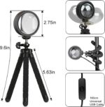 Sunset Lamp Projector,360 Degree Rotation Sun Lamp Led Night Light with USB Port,Sunset Lamp for Room Decor, Photography,Tiktok Live,Christmas Gifts for Women - Image 3