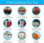 Blender Attachment | Compatible with Vitamix 5200, E310, 2.0, 510, X2, X3, X4, X5 | Produce Washer, Drink Chiller, 10 Min Cold Brew Maker, Rapid Meat Thawing, Baby Bottle Warmer & More - Image 3