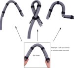 YYST Flexible Laundry Tub Washing Machine Discharge Hose Clip Hose Holder (1) - Image 4