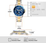 Fossil Men's Watch, Blue Quartz Stainless Steel Three-Hand Watch for Men - Image 8