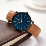 CHEETAH Minimalist Waterproof Quartz Watches for Men with Leather Strap, Auto Date - Image 5