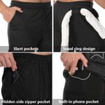 JWJ Men's 2 in 1 Workout Running Shorts 7 Inch Lightweight Athletic Gym Shorts with Compression Liner - Image 5