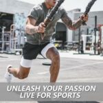 JWJ Men's 2 in 1 Workout Running Shorts 7 Inch Lightweight Athletic Gym Shorts with Compression Liner - Image 6