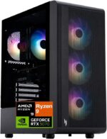 acer Nitro 60 Gaming Desktop PC (AMD Ryzen 9 7900 12-Core, GeForce RTX 5070 12GB GDDR7 (988 AI Tops), 32GB DDR5, 512GB PCIe SSD + 2TB HDD, Win 11 Home) WiFi 6 + BT, Ethernet, w/DKZ USB Port Expander - Image 4