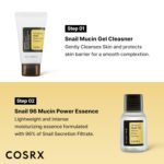 COSRX All About Snail Mucin Korean Skin Care Set, Mini Travel Essentials, Travel Size Gift Set with Snail Mucin Face Wash, Serum, Moisturizer & Eye Cream, Rejuvenating Kit - Image 5