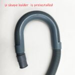HLMOptimo 6 Feet Universal Washing Machine Drain Hose Flexible Dishwasher Drain Hose Extension Kits Corrugated Washer w/ 2 Clamps 1 adapter 1 U-Bend Holder - Image 5