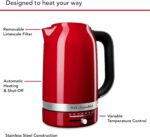 KitchenAid 1.7 Liter Electric Kettle, KEK1701, Empire Red - Image 5