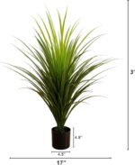 Nearly Natural 3ft UV Resistant Artificial Grass Plant – Indoor/Outdoor Faux Greenery, Flexible Branches, Premium Craftsmanship, Includes Nursery Planter, Ideal for Home Decor and Outdoor Gardens - Image 3