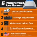 Portable Paint Tent, Large Paint Booth with Built-in Floor, Mesh Screen, Windproof Hooks, and Storage Bag – Ideal for DIY Painting Projects - Image 3