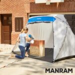 Portable Paint Tent, Large Paint Booth with Built-in Floor, Mesh Screen, Windproof Hooks, and Storage Bag – Ideal for DIY Painting Projects - Image 8