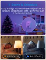 meross Smart Plug Mini, 15A & Reliable Wi-Fi, Support Apple HomeKit, Siri, Alexa, Echo, Google Assistant and Nest Hub, App Control, Timer, No Hub Needed, 2.4G WiFi Only, 4 Pack - Image 5