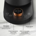 Electric Gooseneck Kettle with Temperature Control, 0.8L Pour Over Coffee, ±1°F Precision Heating, 7 Presets, Stainless Steel Inner, Electric Tea Kettle with 2H Keep Warm, Matte Black - Image 8