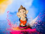 Handcrafted Resine Little Ganesh Sculpture | Showpiece for Home & Office Decor (Flute Ganesh) - Image 3