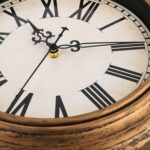 Plumeet Small Retro Wall Clock, 10'' Non Ticking Classic Silent Vintage Wall Clocks Decorative Kitchen Living Room Bedroom, Roman Numerals, Battery Operated - Image 4