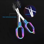 2PCS Folding Scissors, Stainless Steel Safety Portable Mini Travel Small Scissors, Foldable Pocket Badge Scissor, Suitable for Travel, Home, Office, Craft, Sewing, Nurse Accessories - Image 5