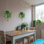 Hanging Plant Fake Plants with Pots, 2 Pack Artificial Plants, Faux Anthurium Leaf Basket for Wall Home Room Indoor Outdoor Decor - Image 4