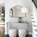 Besdomus Scalloped Arched Mirror for Mantel: 35"x26" Black Modern Wooden Wall Mirror - Minimalist Decorative Dresser Mirrors for Vanity/Bathroom/Bedroom/Fireplace/Living Room/Entryway - Image 7