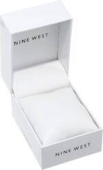 Nine West Women's Crystal Accented Bracelet Watch - Image 8