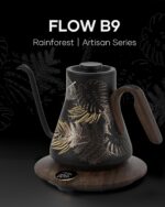 Cocinare Barista Collection Gooseneck Electric Kettle, ±1℉ Precise Temperature Control for Pour-Over Coffee & Tea, Quick Heating 1500W, Stainless Steel Interior, 0.9L (Rainforest) - Image 3