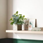 2 Pack Medium Fake Plants with 4 Inch Wooden Planters, 12" Tall Indoor Artificial Plants for Shelves, Desktop, Bedroom, Office Decor - Image 9