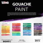 U.S. Art Supply Professional 36-Color Gouache Paint Set in Large 18ml Tubes & Color Mixing Wheel - Gouache Paint Tubes for Artists, Students, Beginners - Image 4
