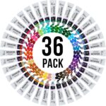 U.S. Art Supply Professional 36-Color Gouache Paint Set in Large 18ml Tubes & Color Mixing Wheel - Gouache Paint Tubes for Artists, Students, Beginners - Image 5