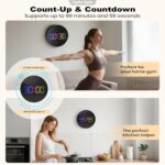Large Digital Wall Clock with 10.3" LED Display,Alarm,Countdown Timer,DST,Temperature,Humidity,Auto-Dimming,Remote Control,Night Light for Classroom,Bedroom,Living Room,Office,Gym - Image 7
