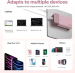 Power Bank Fast Charging, 20000mAh 45W Portable Charger, Samsung Super Fast Charging Portable Phone Charger, USB C Power Bank for MacBook, iPhone 15 14 13 Pro Samsung S24 S23 (Pink) - Image 6