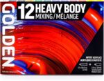 GOLDEN Heavy Body Acrylics, Mixing Set, 12 Color, Professional Acrylic Paint - Image 5
