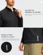 G Gradual Men's Running Shirts Long Sleeve Athletic Shirt Lightweight Quick Dry Quarter Zip Pullover for Men Workout Gym Golf - Image 5